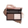 Palette de maquillage 2 en 1 pour le visage et poudre bronzante - Palette de maquillage et poudre pressée mate hautement pigm