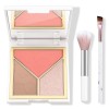 Boobeen Highlighter Contour Maquillage Palette Bronzer Fard à Joues Highlight Contour Powder Set, Matte and Glow Face Illumin