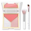 Boobeen Highlighter Contour Maquillage Palette Bronzer Fard à Joues Highlight Contour Powder Set, Matte and Glow Face Illumin