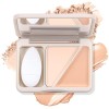 Boobeen Highlighter Maquillage Poudre daccentuation mate et crème correcteur de visage avec houppette, Palette de correction