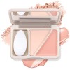 Boobeen Highlighter Maquillage Poudre daccentuation mate et crème correcteur de visage avec houppette, Palette de correction