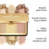 Palette Highlighter FV Éclat Intense, Poudre Illuminatrice Visage & Corps, Pigmentation Métallique, Fusion Parfaite, Cruelty-