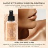 Body Oil Shimmer, Shimmer Lotion Pour Le Corps, Surligneur de Crème Lisse Durable, Body Highlighter, Corps Luminant Huile Liq