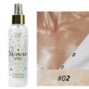 KARLOR Highlighter Spray brillant pour le visage - 110 ml - Liquide pour le corps - Finition du visage - Spray brillant - Pai