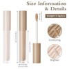 Liquid Highlighter Makeup, Bronzer Liquide Contour Stick, Highlighter Liquide Hydratant Brighten, Natural Glossy Finish, Ligh