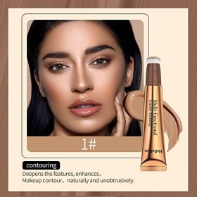 Beauty Wand Contour Liquide Gel Crème Contour Bronzer Stick Mixable Matte Finish Face Shades Crayon Maquillage Longue Durée L