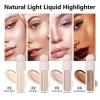 Highlighter Beauté Mural, Lisse Brillance Radiant Liquide Visage Maquillage Corps Highlighter Bâton de Maquillage Bâton, Crèm