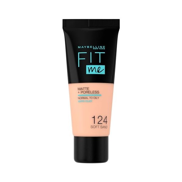 Maybelline New-York - Fond de Teint Fluide Fit Me! Matte & Poreless - Peaux normales à grasses - Teinte : 238 Bronze Doré - 3