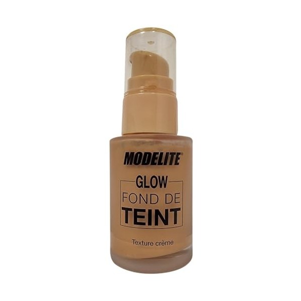 Fond de teint glow, couleur beige doré texture crème