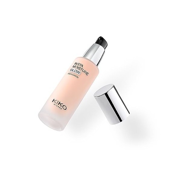 KIKO Milano Instamoisture Glow Foundation 04, Fond De Teint Fluide Hydratant Au Fini Lumineux