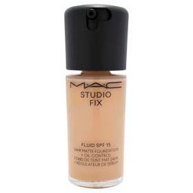 Studio Fix Fluid SPF 15 24Hr Matte Foundation Plus Oil Control - NC37 by MAC for Women - 1 oz Foundation