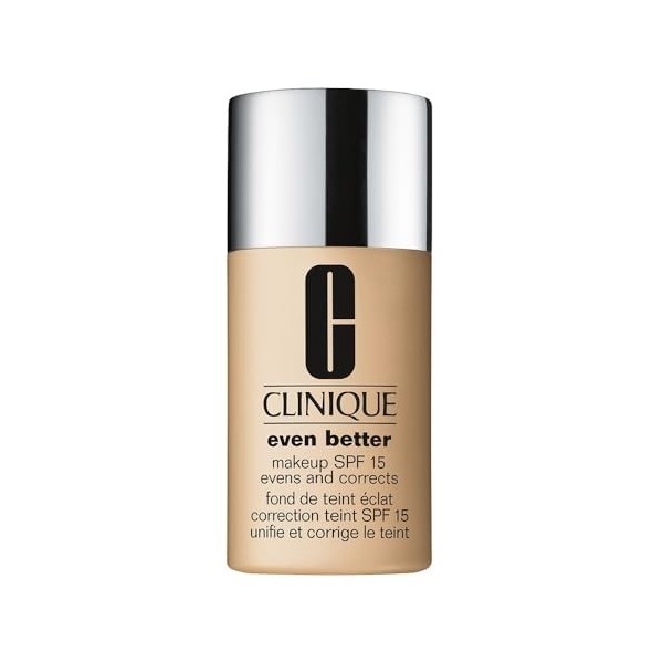 Clinique Even Better Makeup Fond de teint à couverture moyenne SPF 15 à large spectre | Unifie le teint de la peau et réduit 