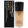 Studio Fix Fluid SPF 15 24Hr Matte Foundation Plus Oil Control - NC40 by MAC for Women - 1 oz Foundation