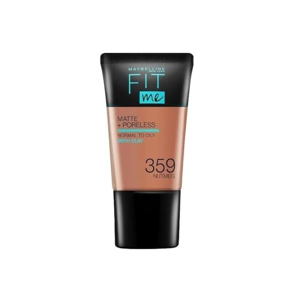 Maybelline New York Maybelline Fit Me Matte + Poreless Foundation - 359 Nutmeg - 18 ml