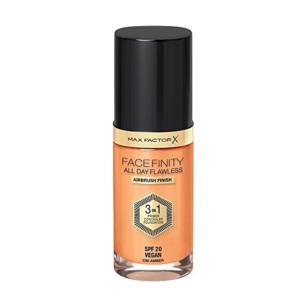 Max Factor Facefinity Fond de teint liquide 3 en 1 All Day Flawless SPF 20-93 Moka 30 ml