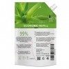 100% Naturel Gel de Aloe Vera Hydratant Visage Corps Cheveux Après lépilation Soins des peaux déshydratées Feu du rasage Bru