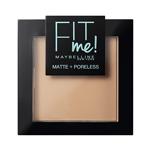 Maybelline New-York - Poudre Compacte Fit Me Matte & Poreless - Peaux normales à grasses - 120 Beige Rosé - 9 g