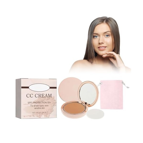 Nmbol Poudre Raffermissante pour le visage,poudre de maquillage lissante mate,poudre de maquillage longue durée imperméable à