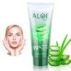 Gel dAloe Vera ASYBO 200 ML - Hydratant hydratant pour le visage et le corps à laloe vera pur à 99% biologique, crème dalo