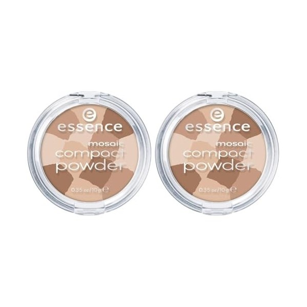 Essence - Poudre Compacte Mosaic - 01 Sunkissed Beauty Lot de 2 