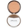 Poudre soleil maquillage, poudrier teint bronzé couleur doré irisé