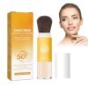 Dyceittdia 8g Sunscreen Setting Powder, Poudre de Réglage, Poudre de réglage Résistante à leau et à la Transpiration, Nature