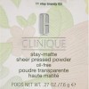 Clinique Stay-mate pure poudre pressée, non. Brandy 11 de séjour d 0,27 Oz Séjour Brandy