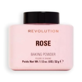 Revolution Beauty London, Loose Baking Powder, Prolongs Makeup Wear, Brightening Setting Powder, For All Skin Tones, Rose, 32