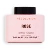 Revolution Beauty London, Loose Baking Powder, Prolongs Makeup Wear, Brightening Setting Powder, For All Skin Tones, Rose, 32