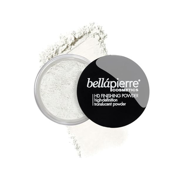 Bellapierre HD Finishing Powder – Poudre Matifiante | Poudre Fixante Haute-Définition | Finition mate sans brillance | Maquil