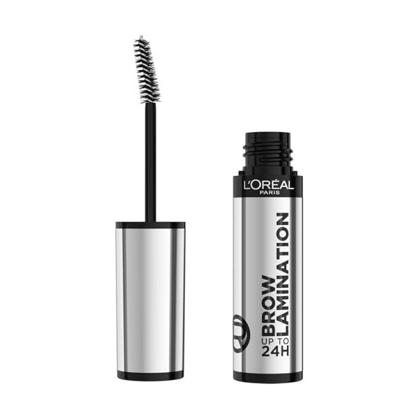 LOréal Paris - Brow Lamination - Mascara Fixateur Sourcils - Tenue 24h - Teinte : Transparent - Infaillible - Contenance : 3