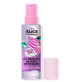 Wet n Wild Alice in Wonderland Spray Fixateur de Maquillage My Reality is Just Different, Spray Fixateur à Brillance Légère