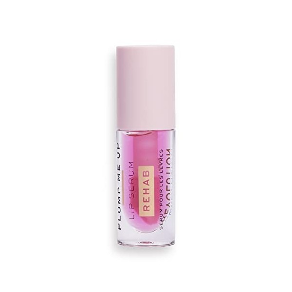 Makeup Revolution, Revolution Rehab Plump Me Up Lip Serum, Pink Glaze