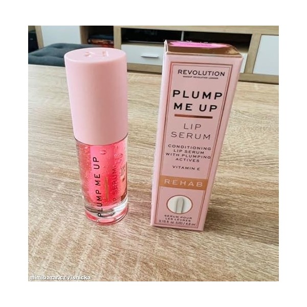 Makeup Revolution, Revolution Rehab Plump Me Up Lip Serum, Pink Glaze