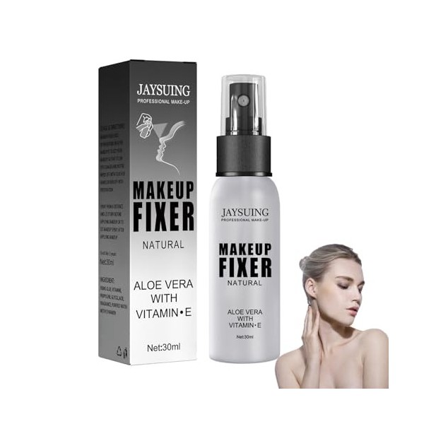 Fixateur Setting Spray, Makeup Spray, Spray de Finition, Tenue Longue Durée, Fini Mat, Spray Fixateur avec Formule Hydratante