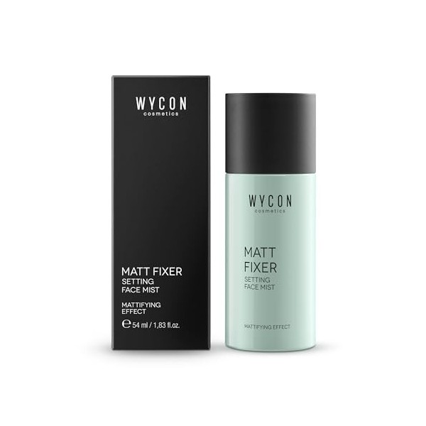 WYCON cosmetics MATT FIXER Spray de fixation matifiant, minimise lapparence des pores et prolonge la durée de vie du maquill