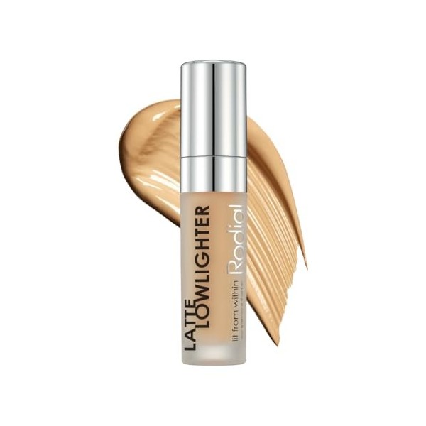 Rodial Latte Lowlighter 5.5 ml - Formule douce et sans scintillement, correcteur tout-en-un, correcteur de couleur et amélior