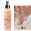 KARLOR Highlighter Spray brillant pour le visage - 110 ml - Liquide pour le corps - Finition du visage - Spray brillant - Pai