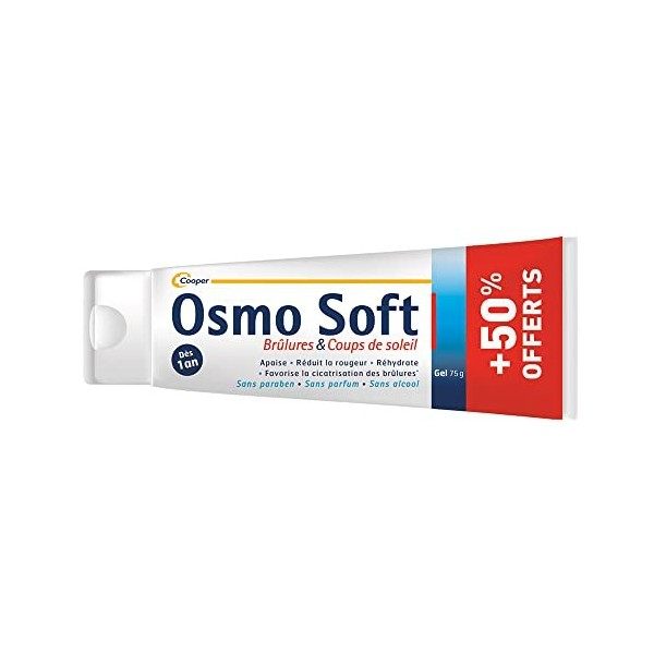 Cooper OsmoSoft Brûlures & Coups de Soleil 75 g dont 25 g Offerts