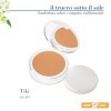 Helan Monoï de Tahiti - Fond de teint compact intensifiant le bronzage, protection solaire 50+ Fond de teint couvrant avec vi