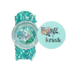 Bratz x Krash Kosmetics - Icy Glitter Crème Gelly Sasha - Texture gélatine - Particules multicolores - Effet sirène paillette