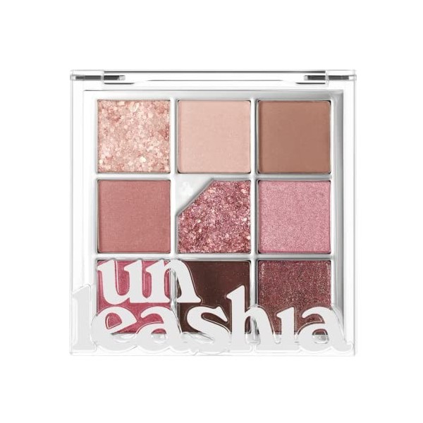 UNLEASHIA | Palette pour les yeux Glitterpedia NO.5 All of Dusty Rose