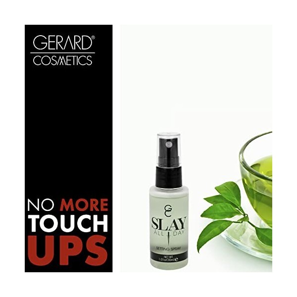 Slay All Day Setting Spray Mini - Green Tea by Gerard Cosmetic for Women - 1.01 oz Setting Spray