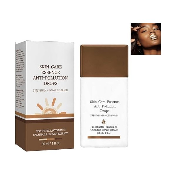 GHEART Elephant Bronzer Drops, Crème bronzante liquide, sérums Crème bronzante liquide, gouttes bronzantes pour soins de la p