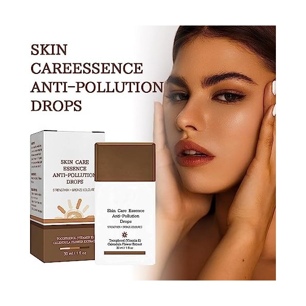 GHEART Elephant Bronzer Drops, Crème bronzante liquide, sérums Crème bronzante liquide, gouttes bronzantes pour soins de la p