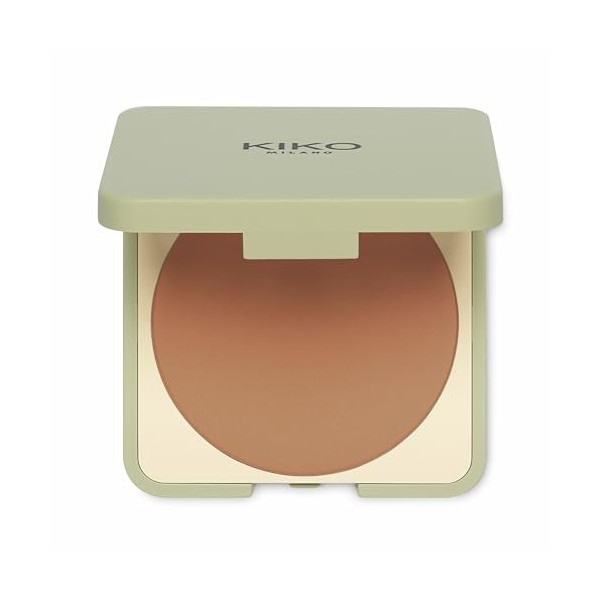 KIKO Milano Green Me Bronzer 102, Poudre Bronzante Compacte Au Fini Mat