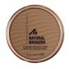 Manhattan Natural Bronzer 001 Sunlight Poudre bronzante imperméable pour un teint bronzé personnalisé, 14 g