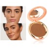 Oulac Matte Bronzer Poudre Visage Maquillage - Bronzante Naturel SunKissed Look, Hautement Pigmenté, Éclat Longue Tenue, Faci