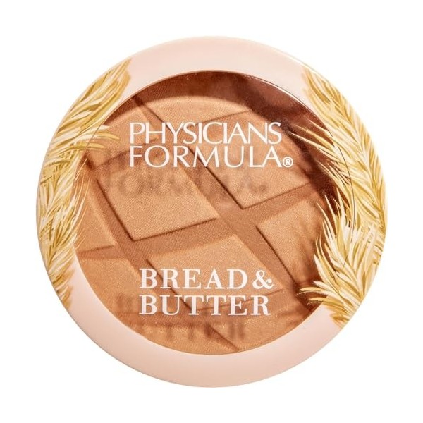 Physicians Formula Bread & Butter Bronzer, Poudre Bronzante Crémeuse avec Pro Vitamine et Acides Gras, Formule Enrichie avec 