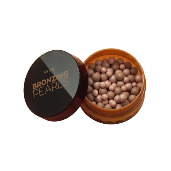 Avon Glow Bronzing Glow Perles de poudre bronzante avec pigments minéraux – Teint éclatant, éclat naturel, pigments minéraux 